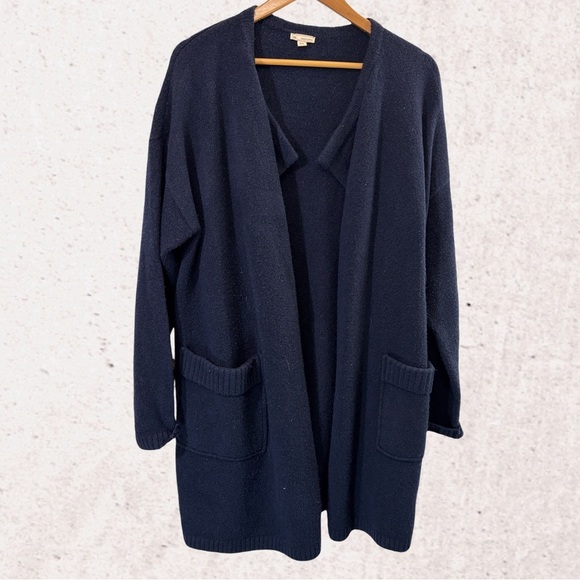 GAP Sweaters - GAP Blue Open-Front Cardigan Sweater